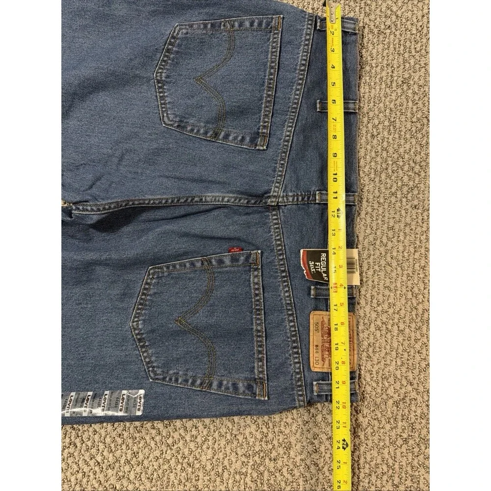 Levi's 505 Regular Fit Straight Leg Jeans Men's 44x30 New 2008 Blue Denim NWT